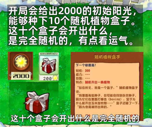 植物大战僵尸杂交版随机盲盒