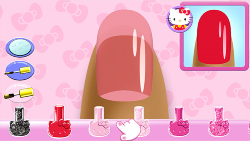 hellokitty美甲沙龙游戏