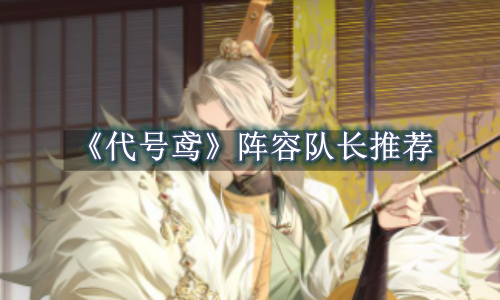代号鸢阵容队长推荐