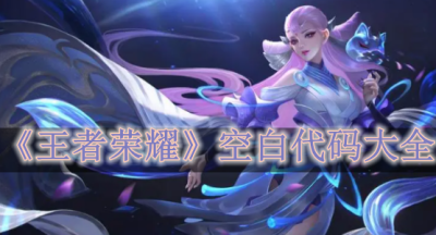 王者荣耀空白代码大全